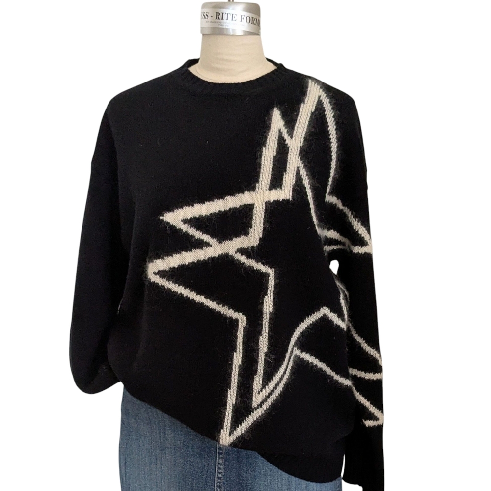 No. 21 Instarsia Star Sweater Size XL